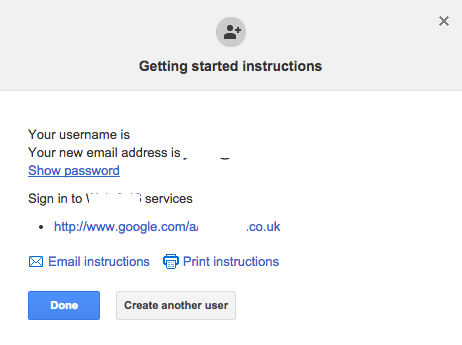 Guidance on how to set-up google hosted e-mail